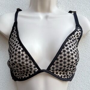 VICTORIAS SECRET LUXE LINGERIE Plunge Bra 34DD